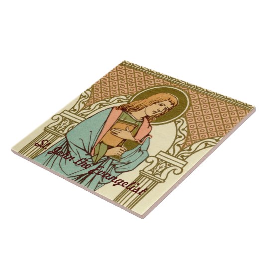 John de Evangelist (RLS 07) Tegeltje (Zijkant)