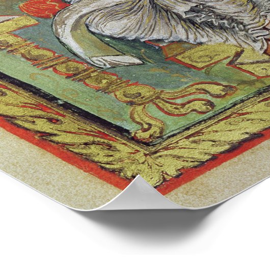 John de Evangelist, van de Ebbo Gospels Poster (Hoek)