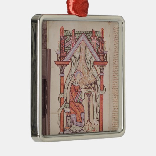 John de Evangelist van de Gospels Metalen Ornament (Rechts)