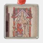 John de Evangelist van de Gospels Metalen Ornament (Voorkant)