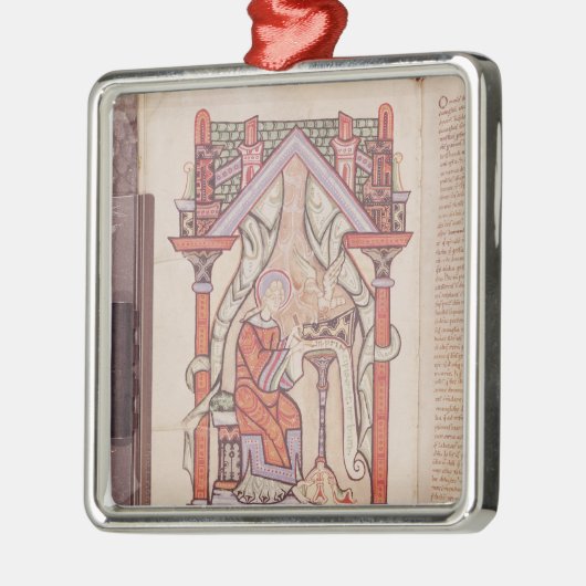 John de Evangelist van de Gospels Metalen Ornament (Links)