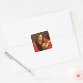 John de Evangelist Vierkante Sticker (Envelop)