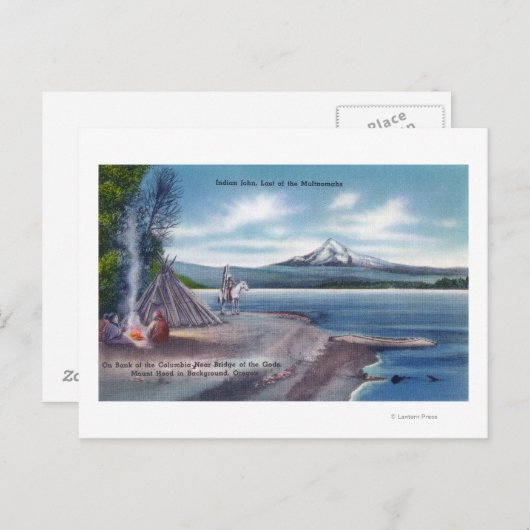 John de Laatste Multnomahs Briefkaart (Voorkant / Achterkant)