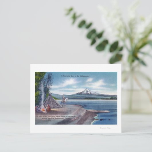 John de Laatste Multnomahs Briefkaart (Staand voorkant)