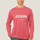 JOHN De Limitied Edition Tri-Blend Shirt (Voorkant volledig)