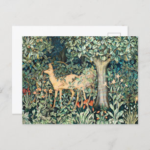  John Dearle "Greenery" - Tree Flower & Deer Briefkaart