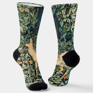 John Dearle "Greenery" - Tree Flower & Deer Sokken