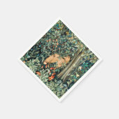 John Dearle "Greenery" - Tree Flower & Fox Servet (Hoek)