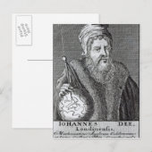 John Dee een Lononer Briefkaart (Voorkant / Achterkant)