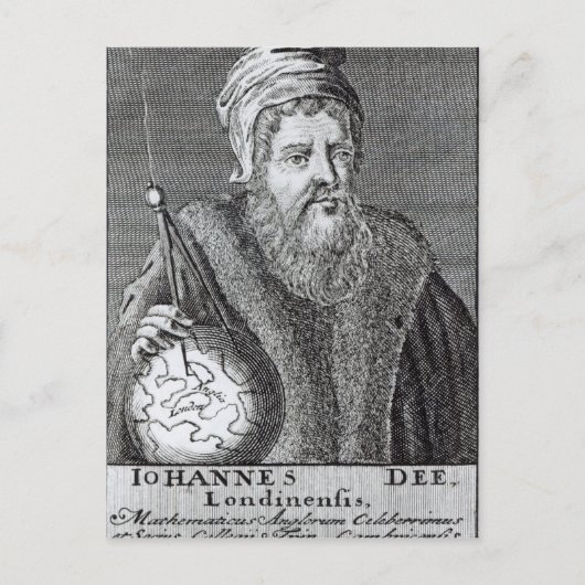 John Dee een Lononer Briefkaart (Voorkant)