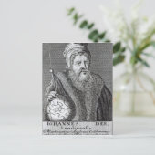 John Dee een Lononer Briefkaart (Staand voorkant)