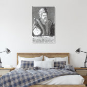 John Dee een Lononer Canvas Afdruk (Insitu (Slaapkamer))