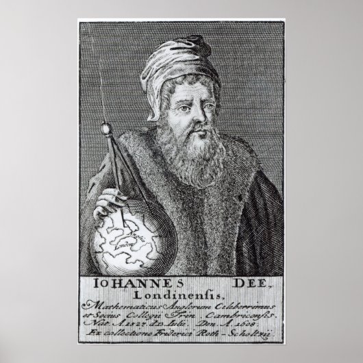 John Dee een Lononer Poster (Voorkant)