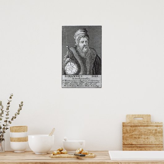 John Dee een Lononer Poster (Keuken)