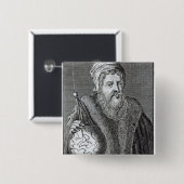 John Dee een Lononer Vierkante Button 5,1 Cm (Voorkant /achterkant)