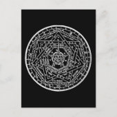 John Dee Tablet Briefkaart (Voorkant)