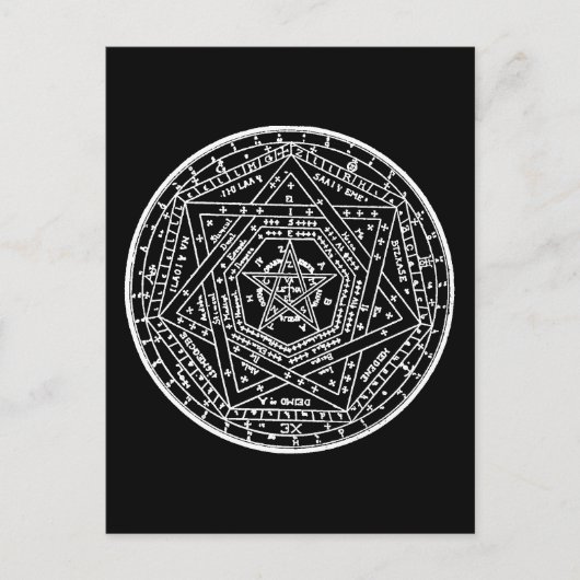 John Dee Tablet Briefkaart (Voorkant)