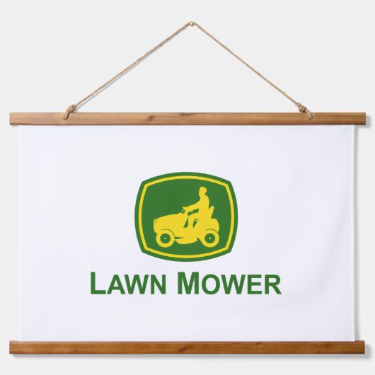 John Deere grasmaaier Hangend Wandkleed (Voorkant)