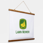 John Deere grasmaaier Hangend Wandkleed (Gebogen)
