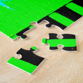 John Deere Green Tractor Boerderij Foto Art Legpuzzel (Zijkant)