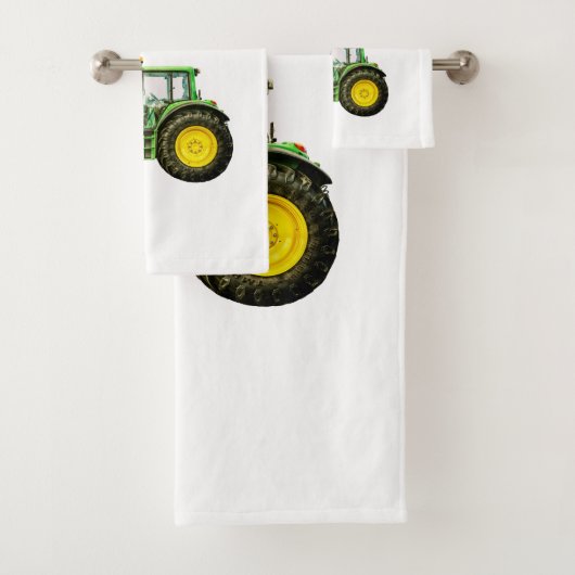 John Deere Tractor voor Boeren Bad Handdoek (Insitu)