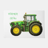 John Deere Tractor voor Boeren Deurmat (Voorkant)