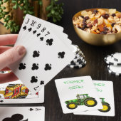 John Deere Tractor voor Boeren Pokerkaarten (Insitu)
