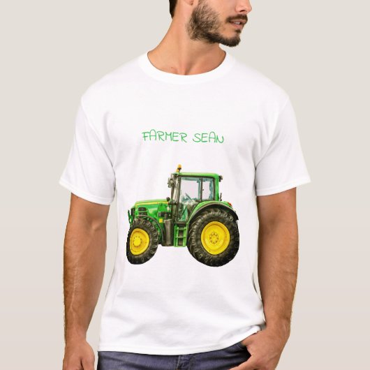 John Deere Tractor voor Boeren T-shirt (Voorkant)