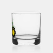 John Deere Tractor voor Boeren Whisky Glas (Rechts)