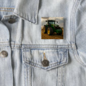 John Deere Vierkante Button 5,1 Cm (In situ)