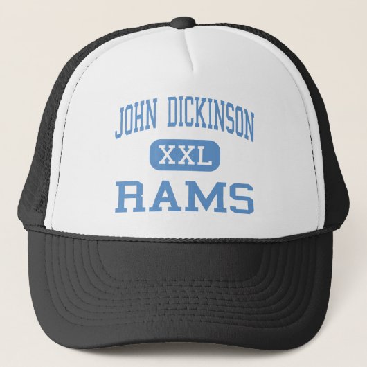 John Dickinson - Rams - High - Wilmington Delaware Trucker Pet (Voorkant)