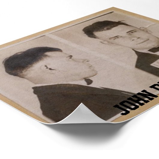 John Dillinger Poster (Hoek)
