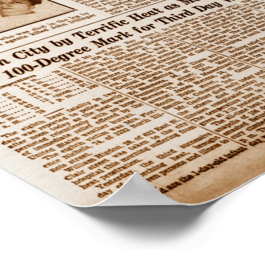 John Dillinger Public Enemy #1 Dient het bereiken Poster (Hoek)