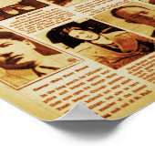 John Dillinger Trail of Crime Public Enemy #1 Poster (Hoek)