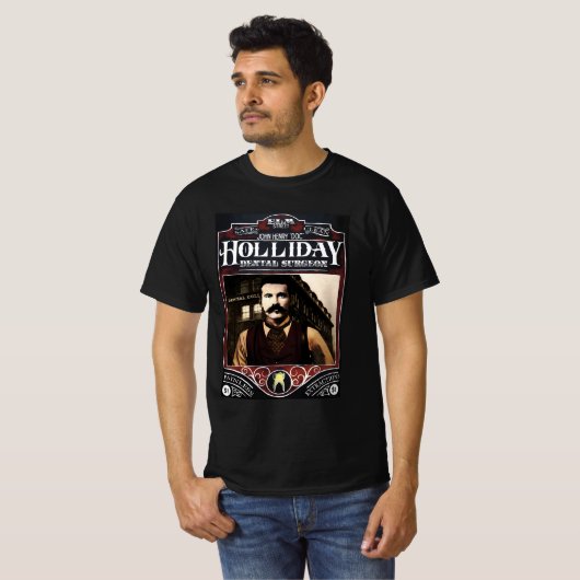 " John 'Doc' Holliday " T-shirt (Voorkant volledig)