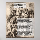 John Donne Death, be not Proud/Heilige Sonnet 10 Poster (Voorkant)