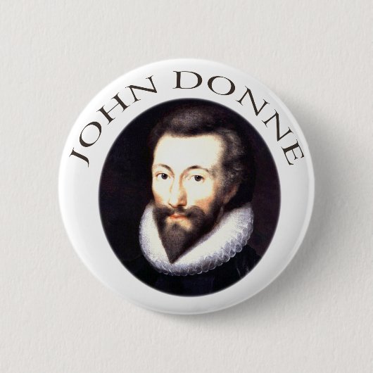 John Donne Ronde Button 5,7 Cm (Voorkant)