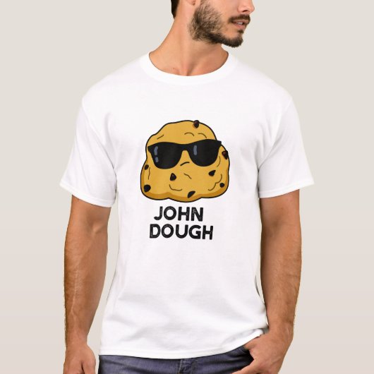 John Dough Grappige bakwoordspeling T-shirt (Voorkant)