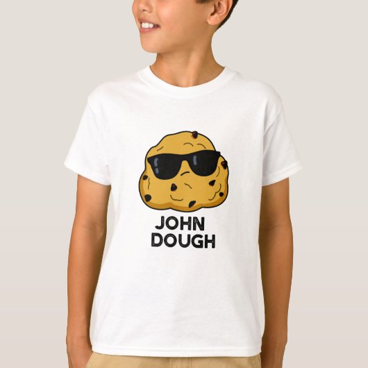 John Dough Grappige bakwoordspeling T-shirt (Voorkant)