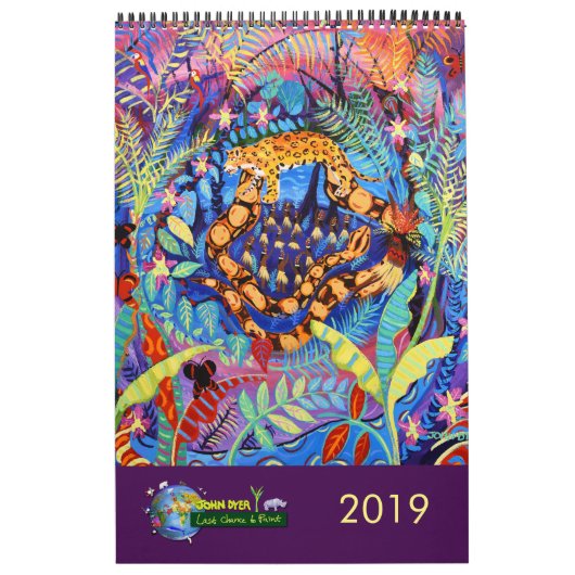 John Dyer Agenda of environmental schilderijen 201 Kalender (Hoes)