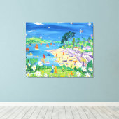 John Dyer canvasprint. Helford Passage, Cornwall Canvas Afdruk (Insitu (Houten vloer))