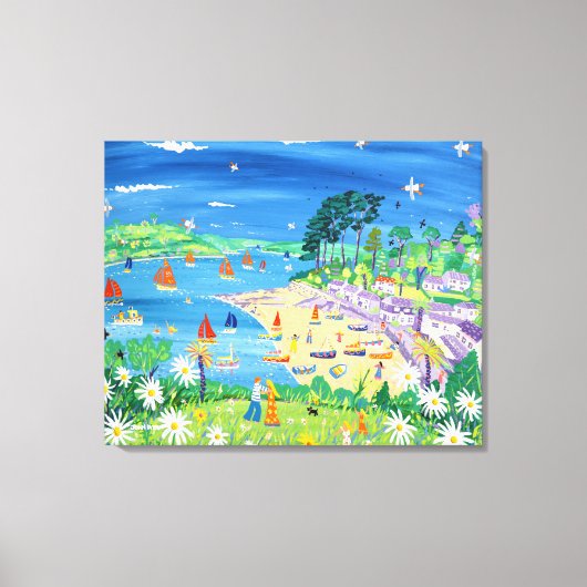 John Dyer canvasprint. Helford Passage, Cornwall Canvas Afdruk (Voorkant)