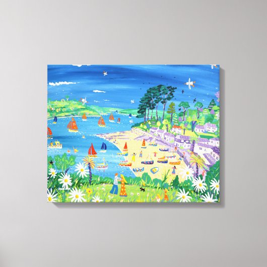 John Dyer canvasprint. Helford Passage, Cornwall Canvas Afdruk (Voorkant)