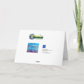 John Dyer Card Darwin winst van de Galapagos Feestdagen Kaart (Achterkant)