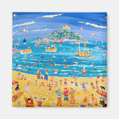 John Dyer koelkast magneet van St Michael's Mount (Voorkant)