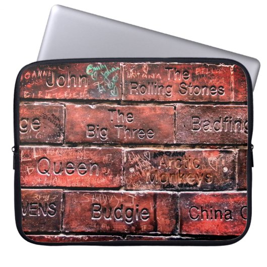 John en andere bekende namen laptop sleeve (Voorkant)