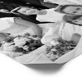 John en Jackie Kennedy met hun bruiloft Poster (Hoek)