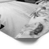 John en Jackie Kennedy stoppen met hun bruiloft Poster (Hoek)