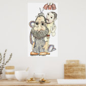 John en Maurice - Poster (Keuken)