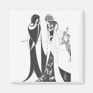 John en Salome, door Aubrey Beardsley. HD Magneet